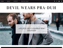 Tablet Screenshot of devilwearspraduh.com